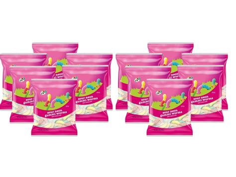 7 Select Sour Neon Gummi Worms 7 Oz Bags