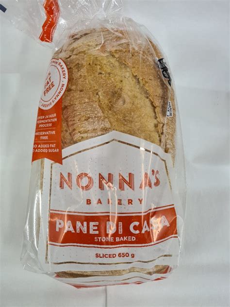 Bread Pane Di Casa Sliced Italian G Nonnas Bakery Three Brothers Fresh