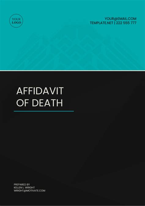 Free Illinois Affidavit of Death Template to Edit Online