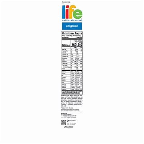 Quaker Life Multigrain Cereal Original 18 Oz Pack Of 6 6 Pack Kroger