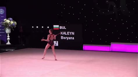 Boryana Kaleyn Clubs Final Gp Tartu 2023 Youtube