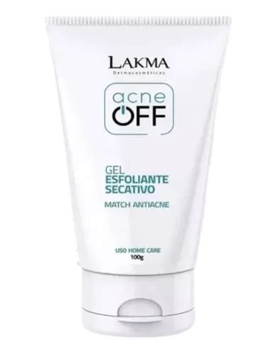 Gel Esfoliante Secativo Facial Acne Off Lakma 100gr MercadoLivre