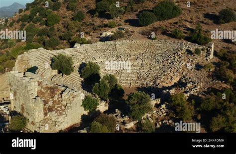 Amphitheatre Ancient City Kaunos Stock Videos Footage Hd And K