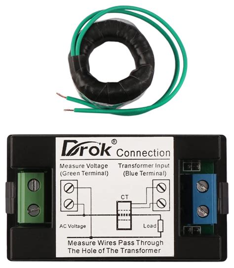 Buy Drok®ac 100 300v 100a Digital Voltage Current Multimeter Lcd Volt