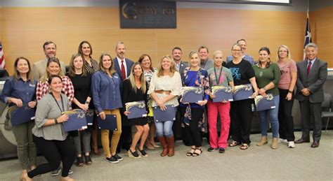 Students Staff Recognized During Board Of Trustees Meeting Comal