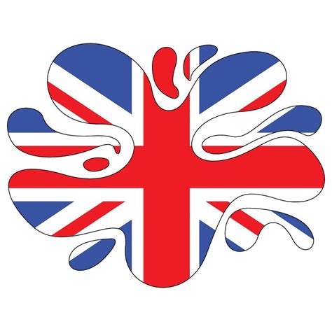 United Kingdom Flag With Splash Shape 43245968 Vector Art at Vecteezy