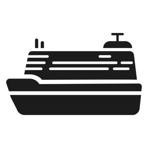 Black Boat Outline Png Svg Design For T Shirts