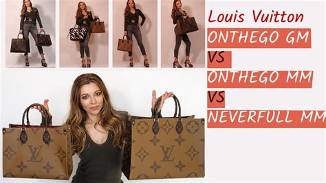 Louis Vuitton ONTHEGO MM Vs ONTHEGO GM UNBOXING WHAT FITS YouTube