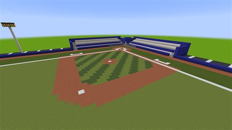 how to make a baseball field in minecraft