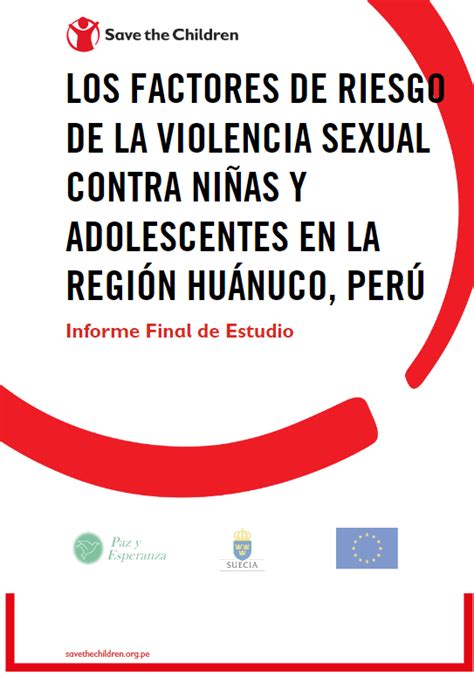 Los Factores De Riesgo De La Violencia Sexual Contra Niñas Y Adolescentes En La Región Huánuco