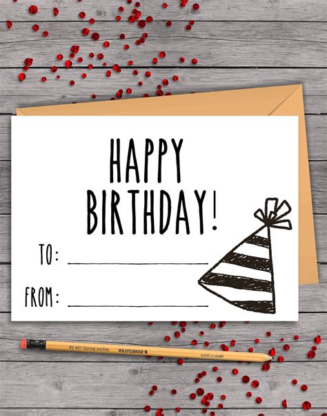 Happy Birthday Card Kids, Printable - Etsy