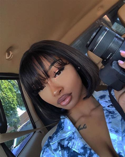 Pin By Boujeebratz🖤 On Bᴀᴅᴅɪᴇ In 2020 Virgin Hair Wigs Wig Hairstyles Wigs With Bangs