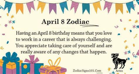 April 8 Zodiac Is Aries, Birthdays And Horoscope - ZodiacSigns101