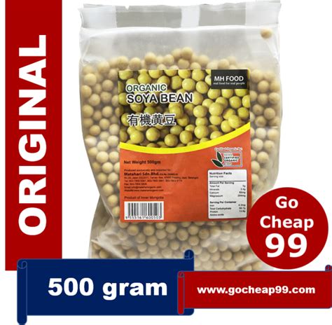 Mh Food Organic Soy Bean 500gm Lazada