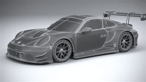 Porsche 911 Gt3r 2023 3d Model Cgtrader