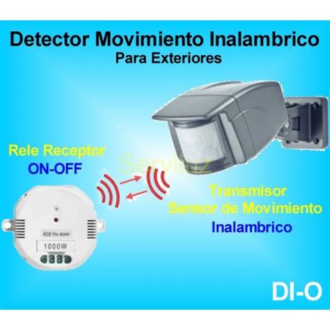 Sensor De Movimiento Exterior Inal Mbrico