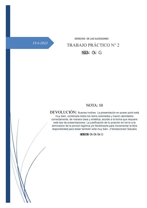 NG TPN 2 Sucesiones Con Foro 19 6 DERECHO DE LAS SUCESIONES