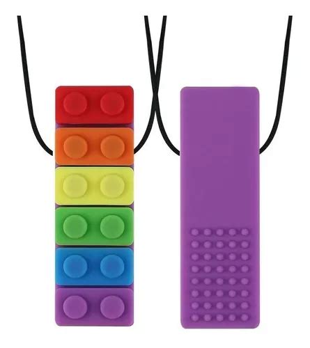 Collar Mordillo Ladrillo Colores Ni Os Ansiedad Oral Autismo En Venta