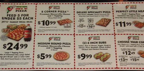 jet's pizza menu nutrition