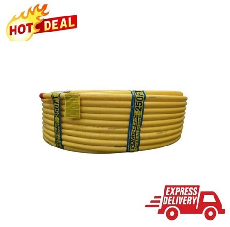 Underground Yellow Poly Gas Pipe Ips Size Mdpe Direct Burial Lightweight Ebay