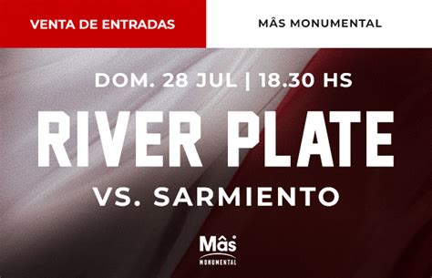 Venta De Entradas River Vs Sarmiento Lpf