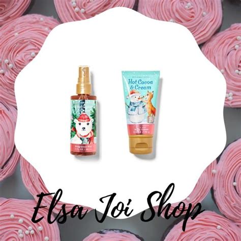 Jual Bath Body Works Hot Cocoa Cream TRAVEL Body Mist Shopee Indonesia