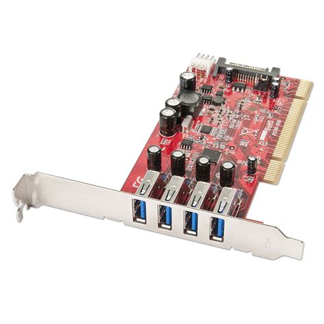 4 Port Usb 30 Card Pci From Lindy Uk