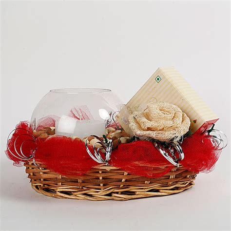 Buy Send Kaju Katli Dry Fruits Basket Online Ferns N Petals