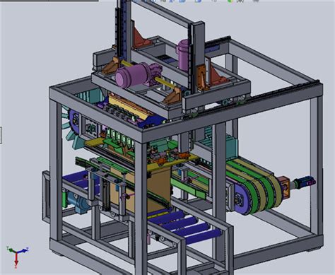 自动装箱机3d模型下载三维模型solidworks模型 制造云 产品模型