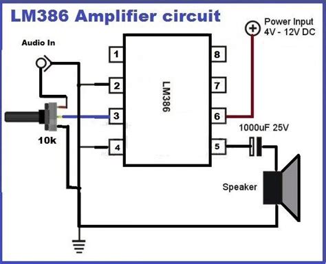Lm386 Internal Circuit Diagram