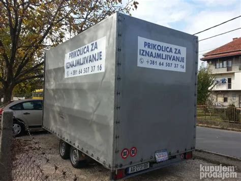 Iznajmljivanje Auto Prikolica Sa Ceradom KupujemProdajem