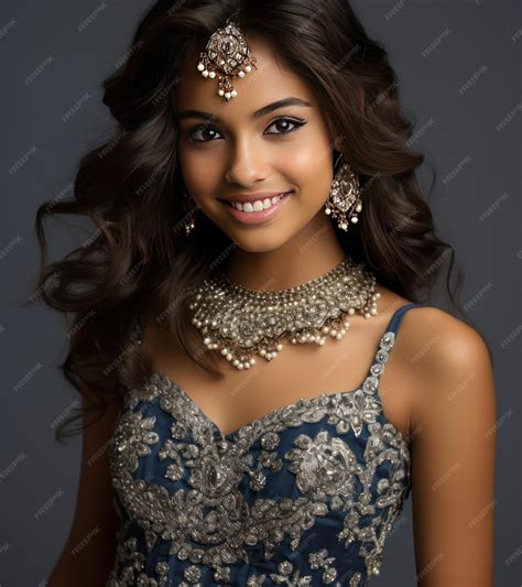 Premium Photo | Indian Teen Girl Captivating Hearts with Timeless