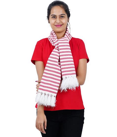 Cotton Stripped Pink Women Shawl At Rs 210 In Karur ID 2852616050597