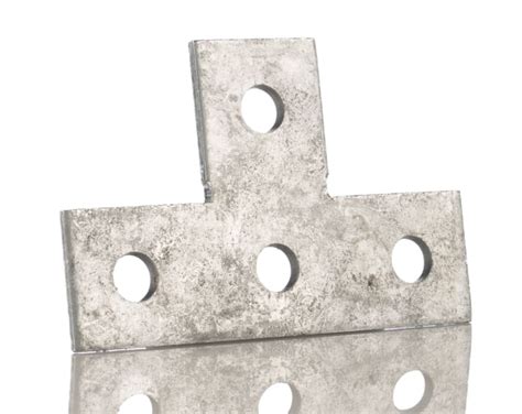 P Unistrut Steel T Shape Bracket Hole Mm Holes X