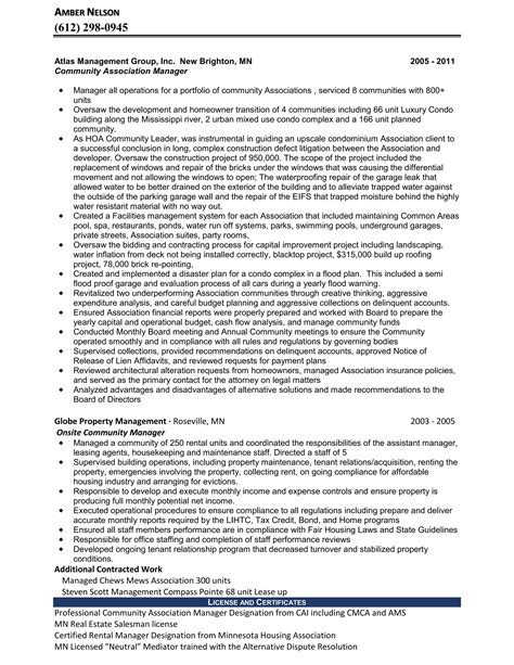 Ambernelsoncommunity Manager Resume Pdf