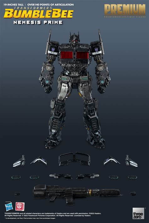 ThreeZero Bumblebee Movie PREMIUM Scale NEMESIS PRIME