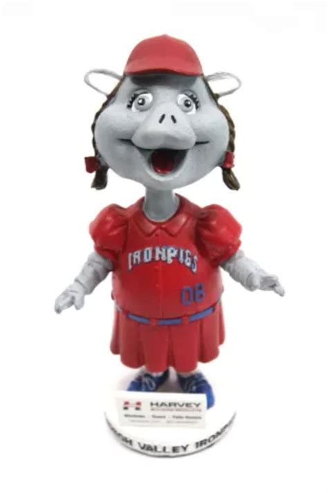 LeHigh Valley IronPigs Mascot FeFe Exclusive Bobblehead Harvey Iron ...