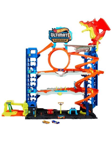 Hot Wheels City Ultimate Garage Parkhaus Mit Drache Kaufen Auf Ricardo