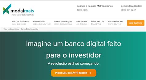 Banco Modal lança conta digital gratuita Conta Corrente