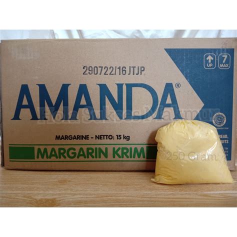 Jual MENTEGA AMANDA KUNING REPACK 250 GRAM PROMO MENTEGA AMANDA