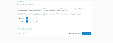 Solved View Policies Current Attempt In Progress On A Hot Chegg