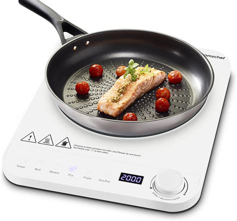 Plaque Induction Amzchef Table De Cuisson Portable Au Design Ultra