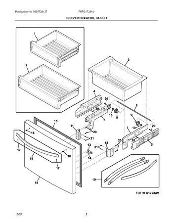 FRFG1723AV Parts List All Brand Model Lookup