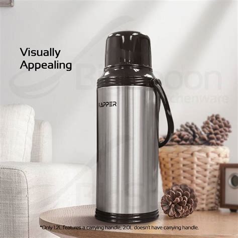 KAPPER 1 2L 2L Vacuum Flask Termos Air Panas Thermal Hot Water Jug