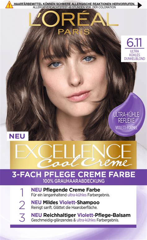 L ORÉAL PARIS EXCELLENCE CREME Excellence Cool Creme Haarfarbe Nr 6