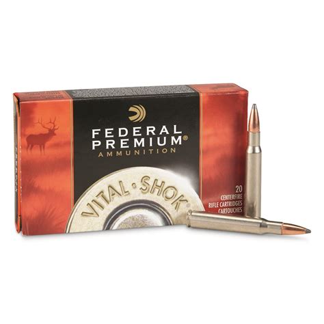 Federal Premium Vital Shok Nosler Partition 30 06 Springfield Np