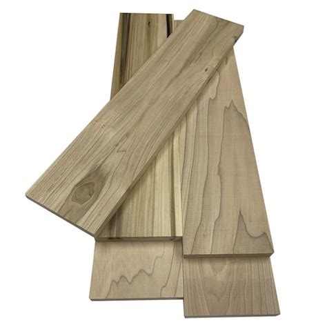 Swaner Hardwood 1 In X 6 In X 6 Ft Poplar S4s Board 2 Pack Ol04051672po The Home Depot