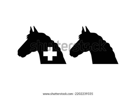 Horse Head Profile Silhouette Vector Equestrian Stock Vector (Royalty ...