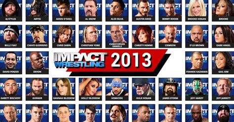 TNA Roster In 2013 Full List Of Wrestlers Teams Champions