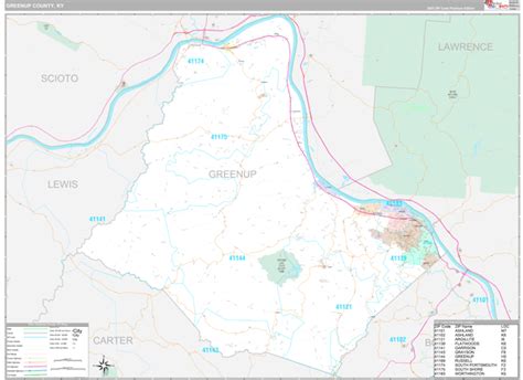 Greenup County, KY Maps